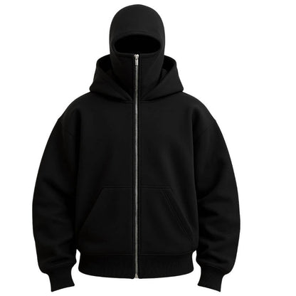 Zentrivo Unisex Full Zip Balaclava Hoodie