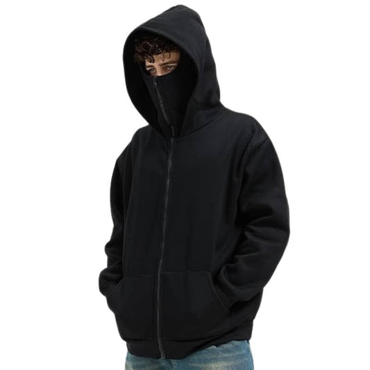 Zentrivo Unisex Full Zip Balaclava Hoodie
