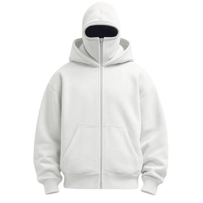 Zentrivo Unisex Full Zip Balaclava Hoodie