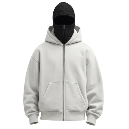 Zentrivo Unisex Full Zip Balaclava Hoodie