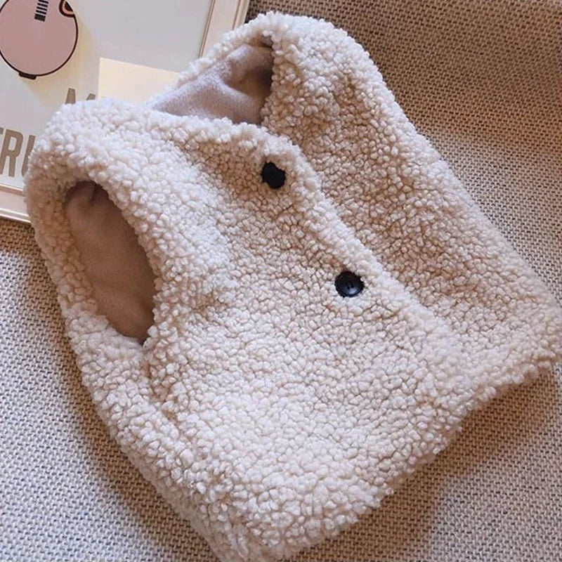 Zentrivo Kids Lamb Wool Winter Waist Coat