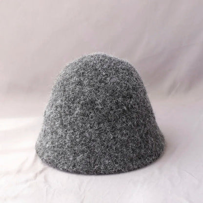 Zentrivo Women's Winter Wool Bucket Hat