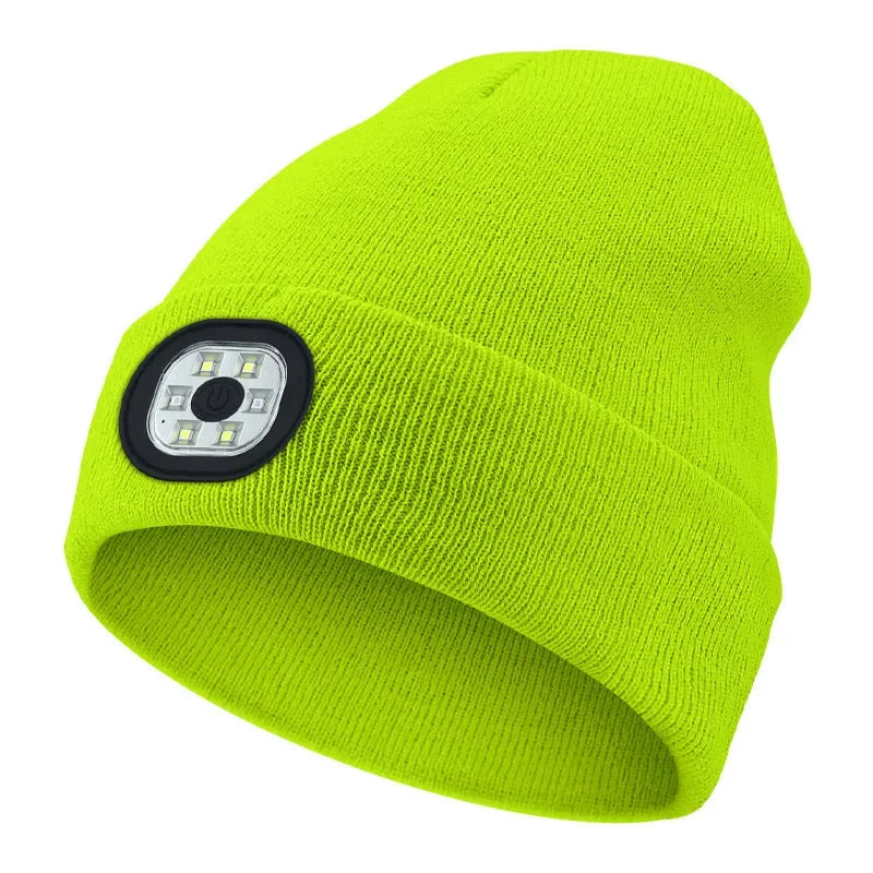 Zentrivo Rechargeable LED Beanie Hat for Winter
