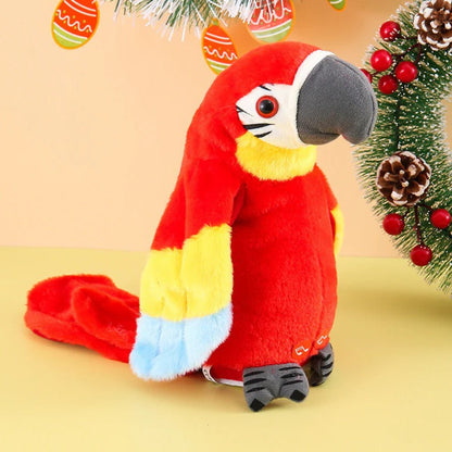 Zentrivo Talking & Music-Playing Parrot Plush Toy