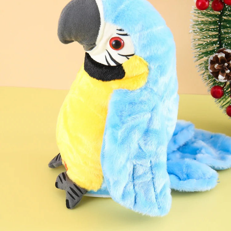 Zentrivo Talking & Music-Playing Parrot Plush Toy