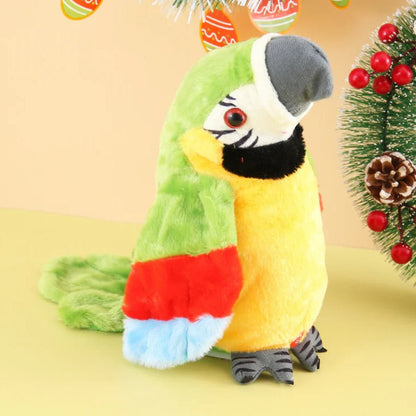 Zentrivo Talking & Music-Playing Parrot Plush Toy