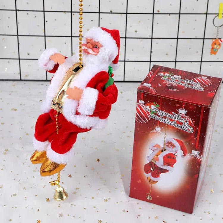 Zentrivo Climbing Santa Holiday Display Toy