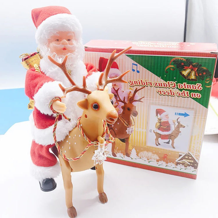 Zentrivo Climbing Santa Holiday Display Toy