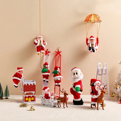 Zentrivo Climbing Santa Holiday Display Toy