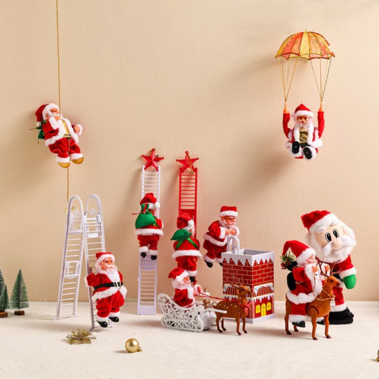 Zentrivo Climbing Santa Holiday Display Toy