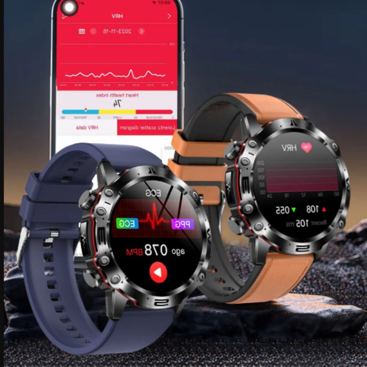Zentrivo Multifunctional Everyday Wellness Smartwatch