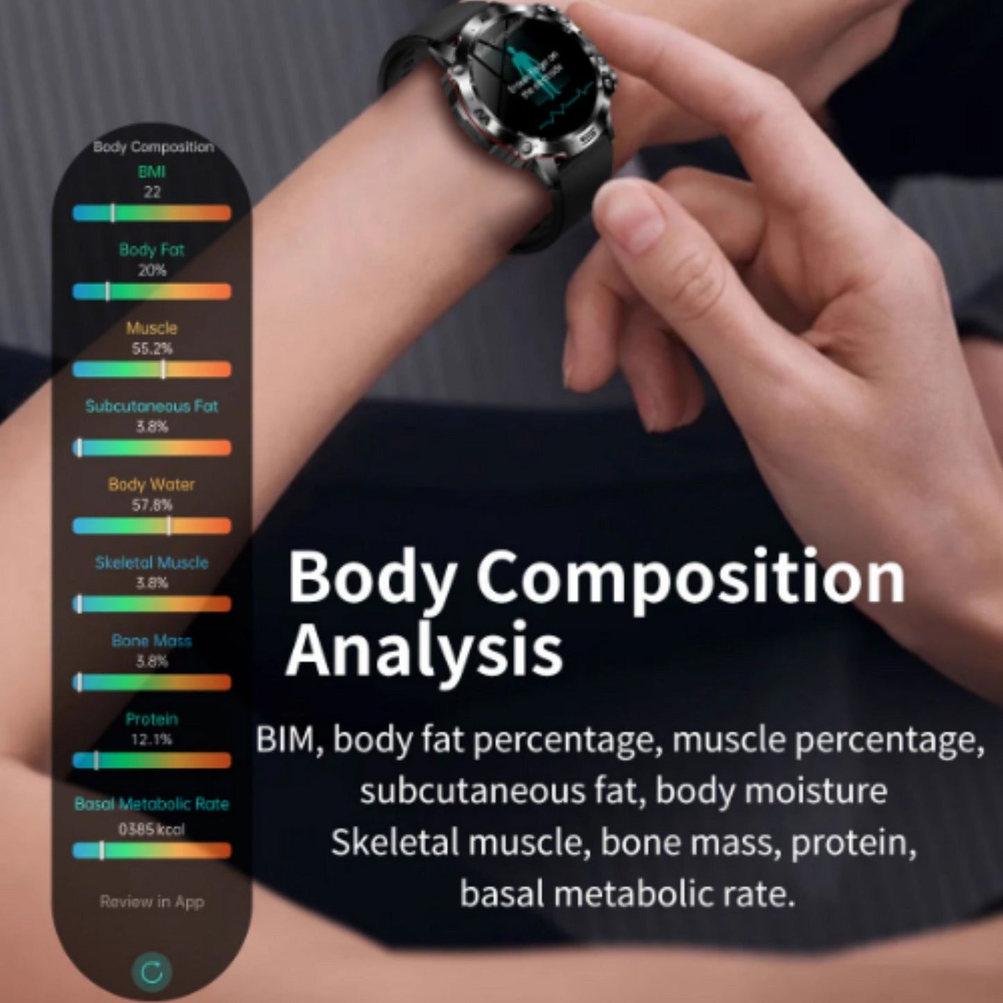 Zentrivo Multifunctional Everyday Wellness Smartwatch