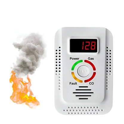 Zentrivo Plug-In Household Gas and CO Detection Unit