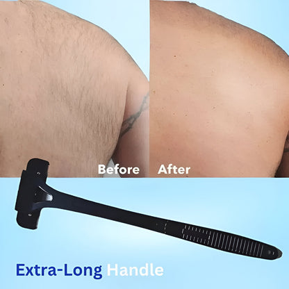 Zentrivo Extended-Reach Back Shaver for Men