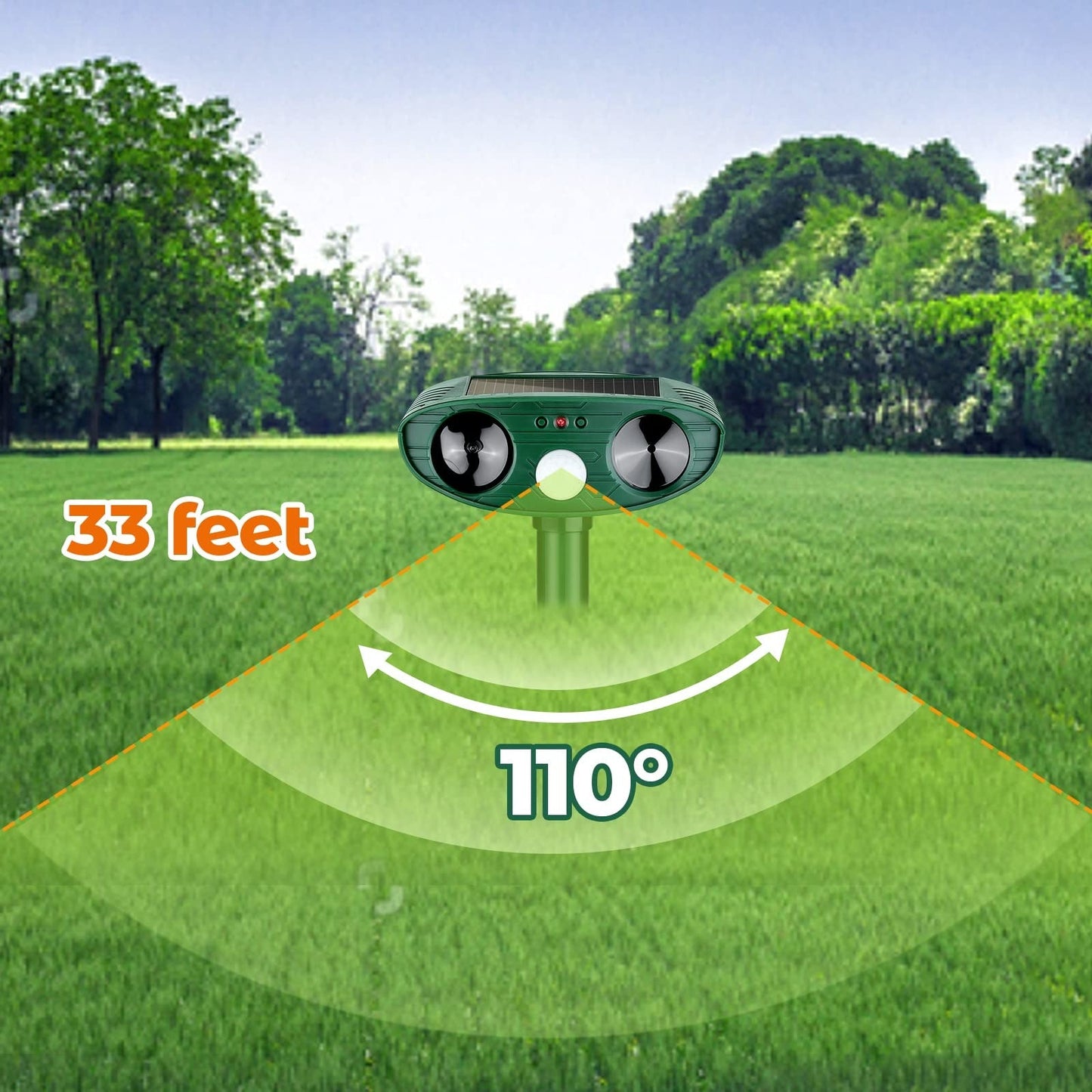 Zentrivo Ultrasonic Woodpecker Repellent