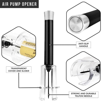 Zentrivo Air-Assist Wine Bottle Opening Set