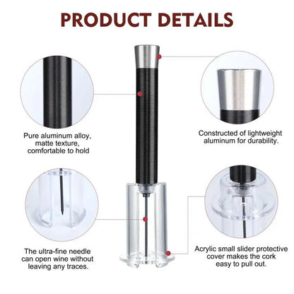 Zentrivo Air-Assist Wine Bottle Opening Set