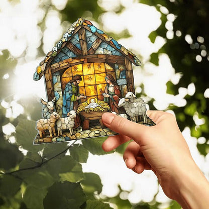Zentrivo Nativity Scene Suncatcher