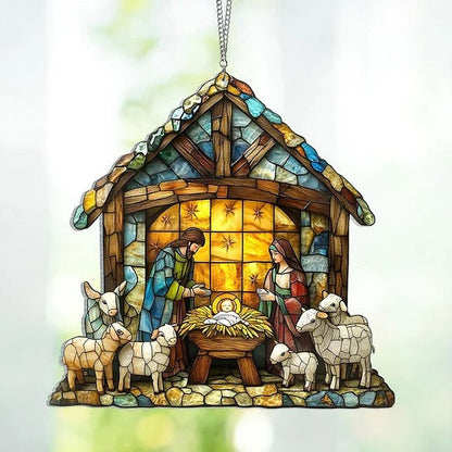 Zentrivo Nativity Scene Suncatcher
