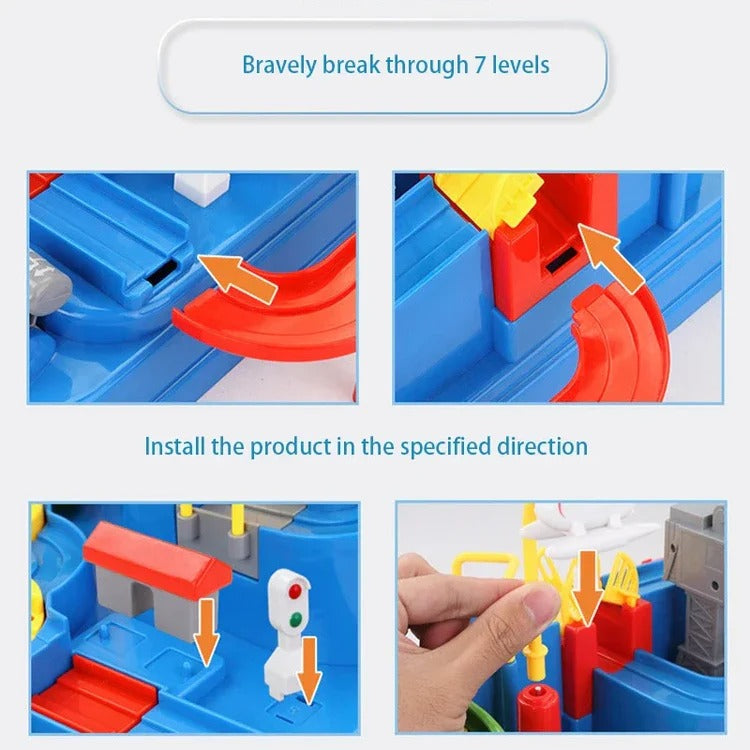 Zentrivo Children’s Mechanical Vehicle Track Game