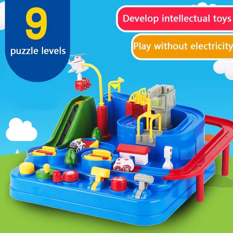 Zentrivo Children’s Mechanical Vehicle Track Game