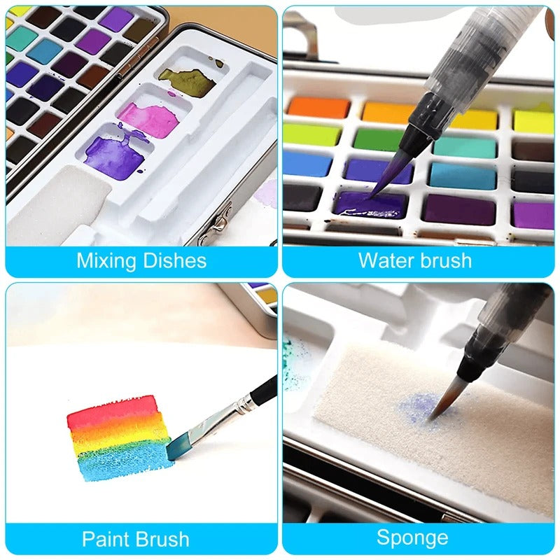 Zentrivo Watercolor Paint Set