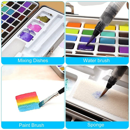 Zentrivo Watercolor Paint Set
