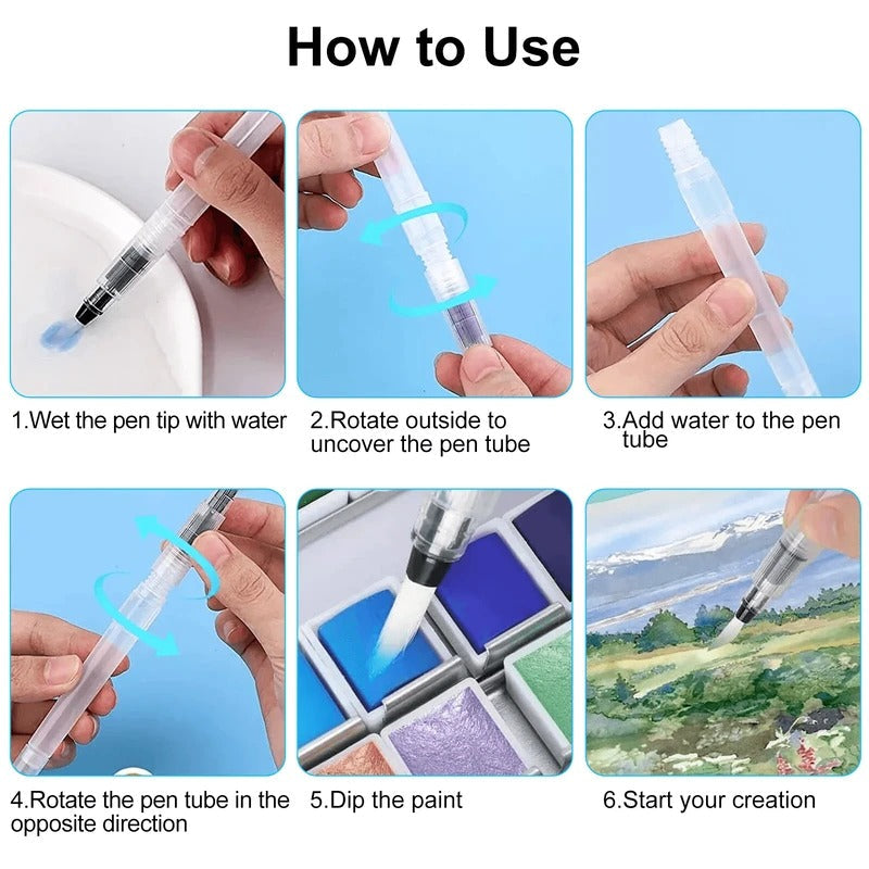 Zentrivo Watercolor Paint Set