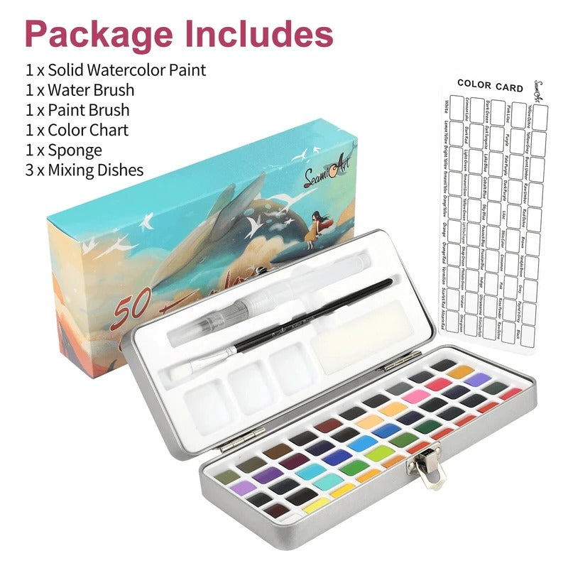 Zentrivo Watercolor Paint Set
