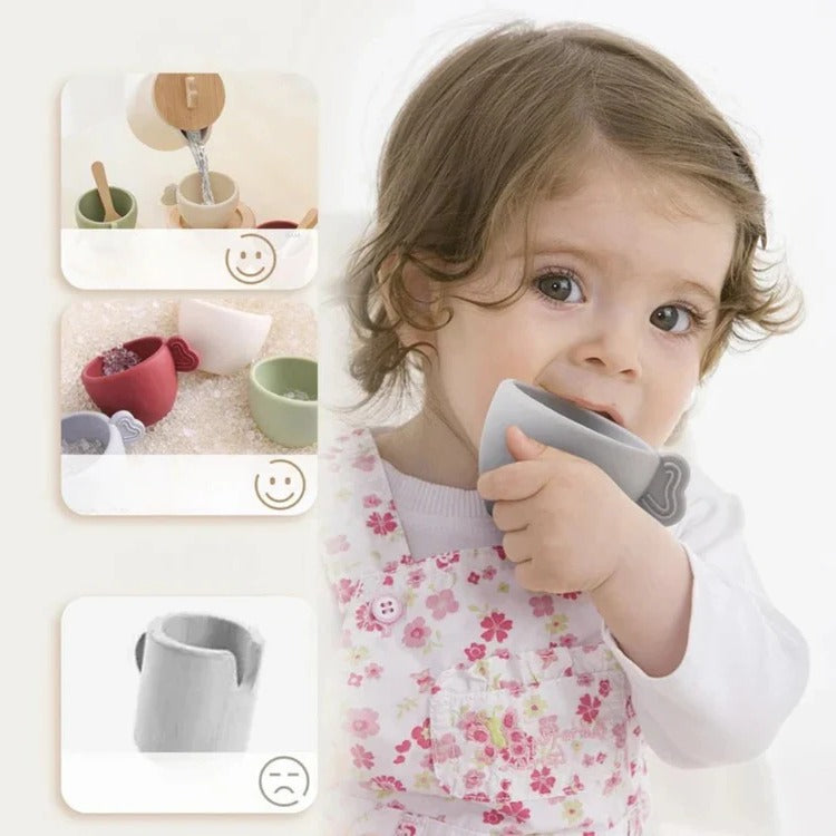 Zentrivo Children’s Pretend Afternoon Tea Set With Tray