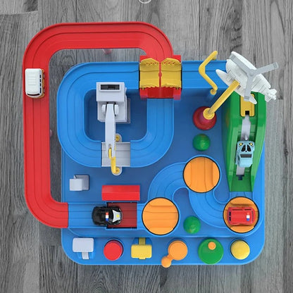 Zentrivo Children’s Mechanical Vehicle Track Game