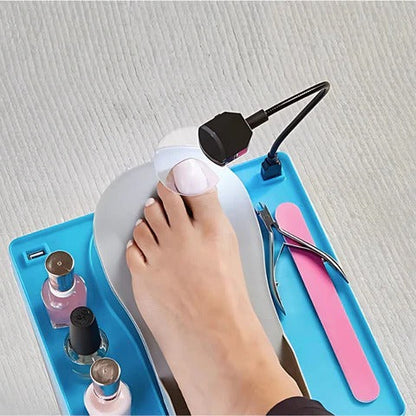 Zentrivo Adjustable Pedicure Rest with LED Magnifier