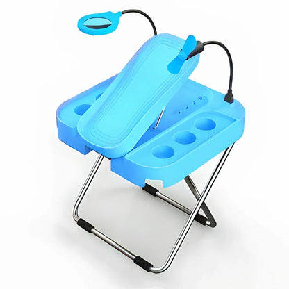 Zentrivo Adjustable Pedicure Rest with LED Magnifier