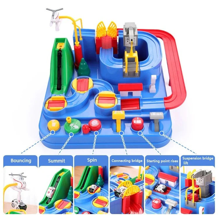Zentrivo Children’s Mechanical Vehicle Track Game