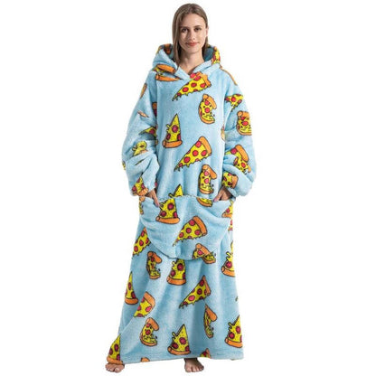 Zentrivo Long Wearable Blanket Hoodie