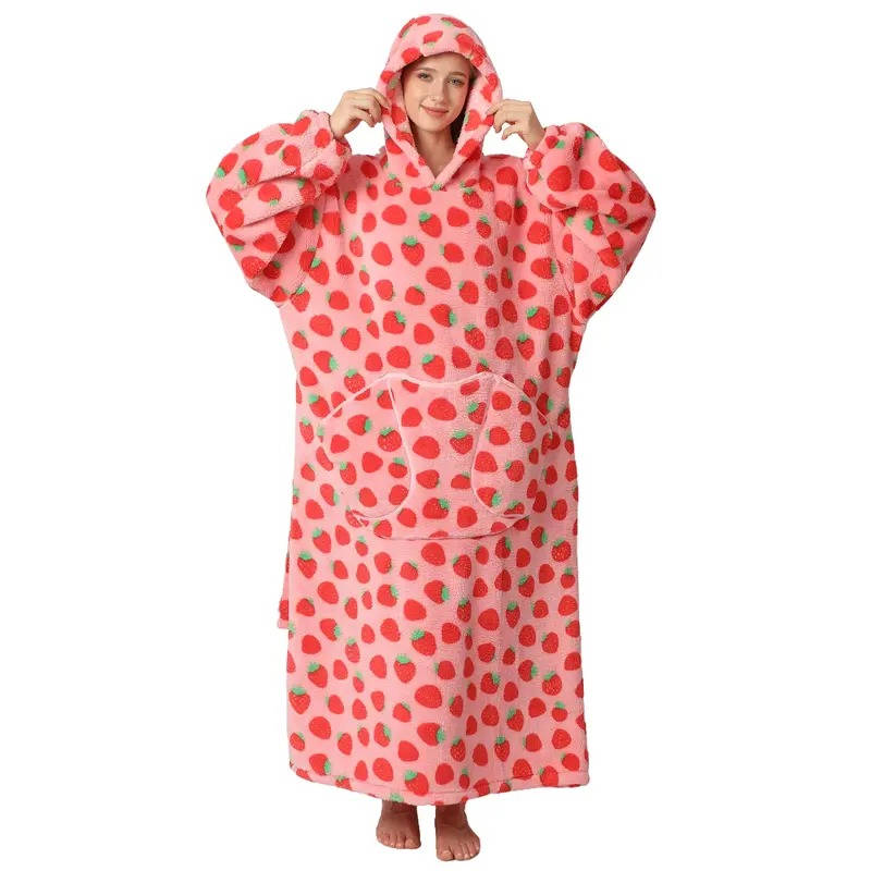 Zentrivo Long Wearable Blanket Hoodie