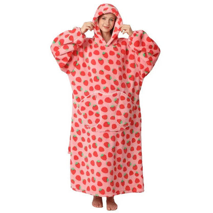 Zentrivo Long Wearable Blanket Hoodie