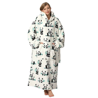 Zentrivo Long Wearable Blanket Hoodie