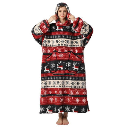 Zentrivo Long Wearable Blanket Hoodie