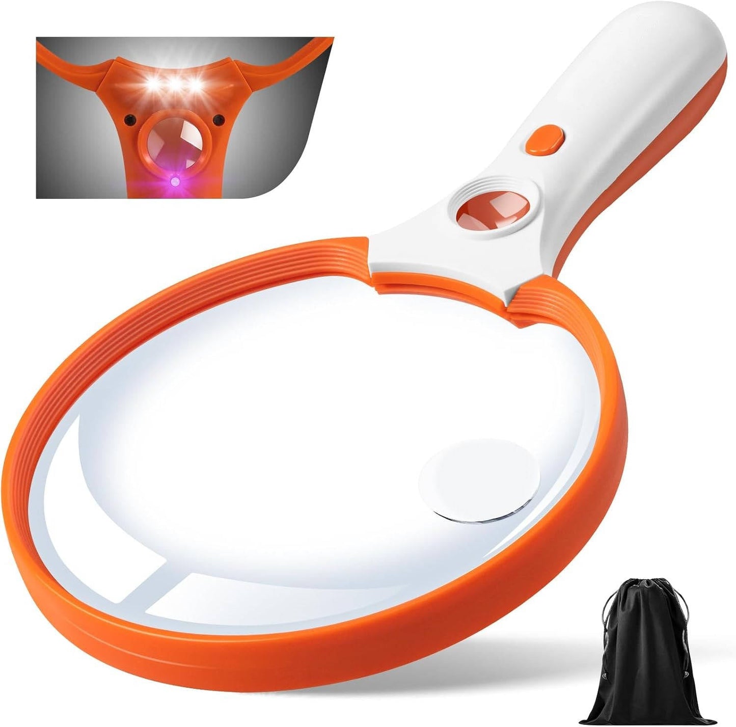 Zentrivo Large Magnifying Glass with Light