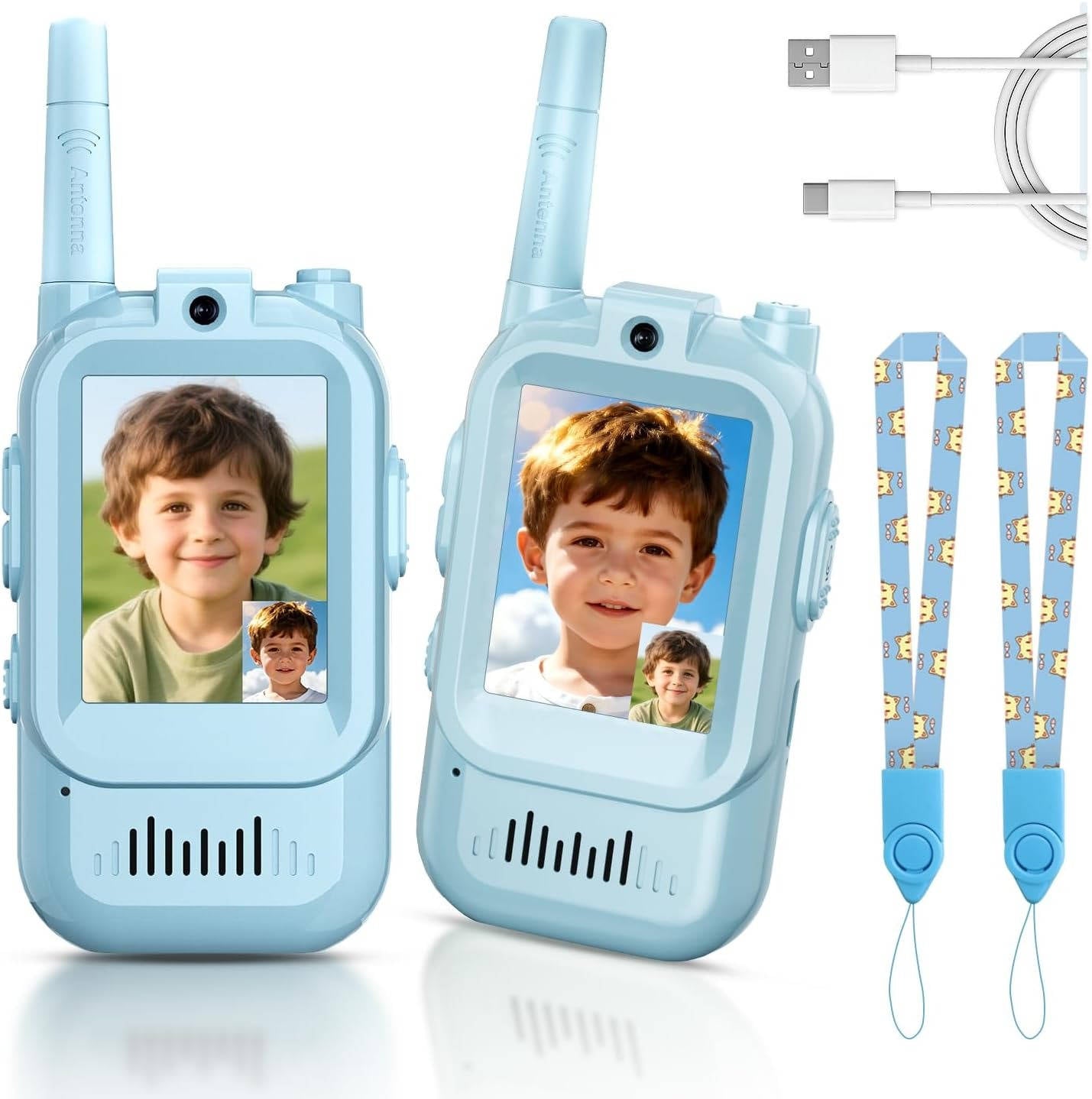 Zentrivo Kids Walkie Talkies Video Voice & Chat 2 Set