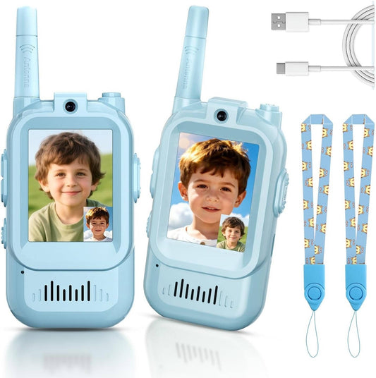 Zentrivo Kids Walkie Talkies Video Voice & Chat 2 Set