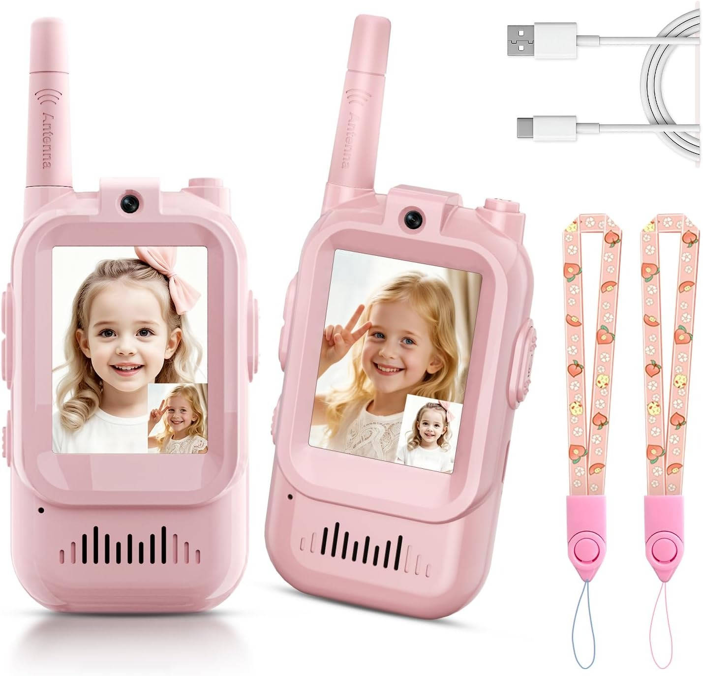Zentrivo Kids Walkie Talkies Video Voice & Chat 2 Set