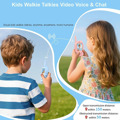 Zentrivo Kids Walkie Talkies Video Voice & Chat 2 Set
