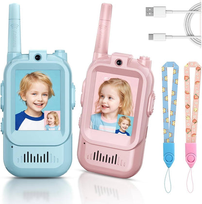 Zentrivo Kids Walkie Talkies Video Voice & Chat 2 Set