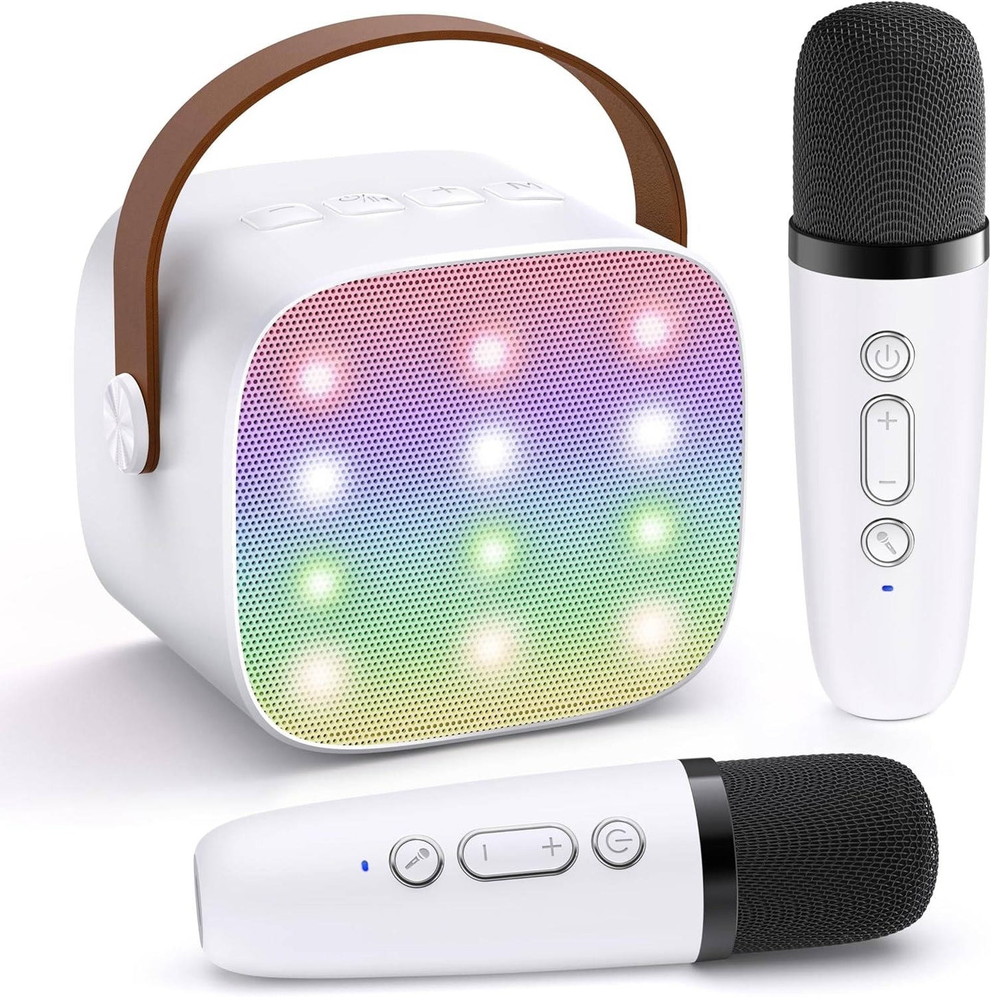 Zentrivo Mini Karaoke Machine with 2 Wireless Microphones