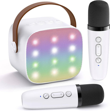 Zentrivo Mini Karaoke Machine with 2 Wireless Microphones
