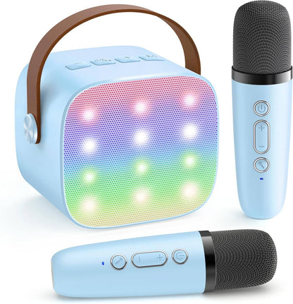 Zentrivo Mini Karaoke Machine with 2 Wireless Microphones