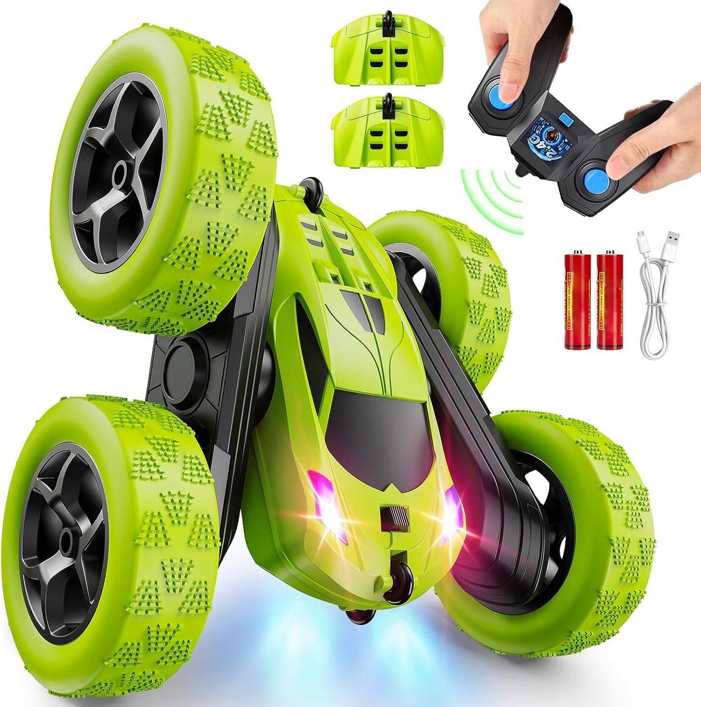 Zentrivo RC Cars Toys for Kids Ages 6 to 12 with LED