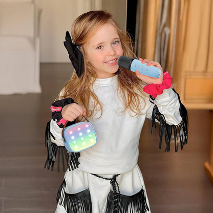 Zentrivo Mini Karaoke Machine with 2 Wireless Microphones